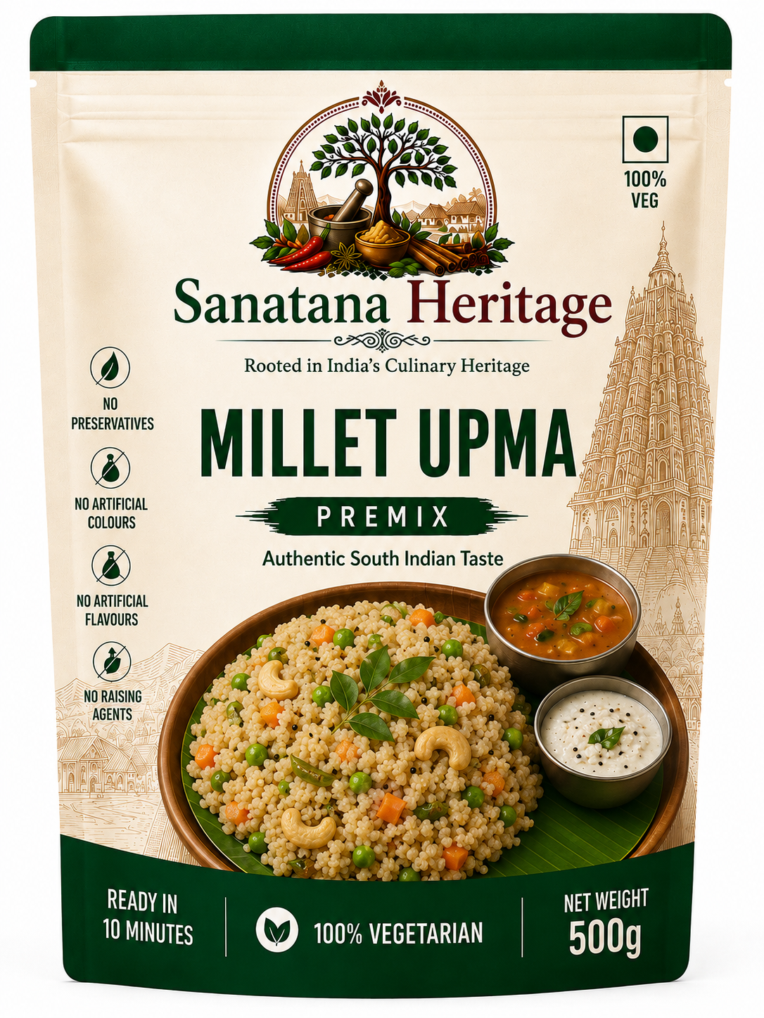 Sanatana Heritage Millet Upma Premix pack