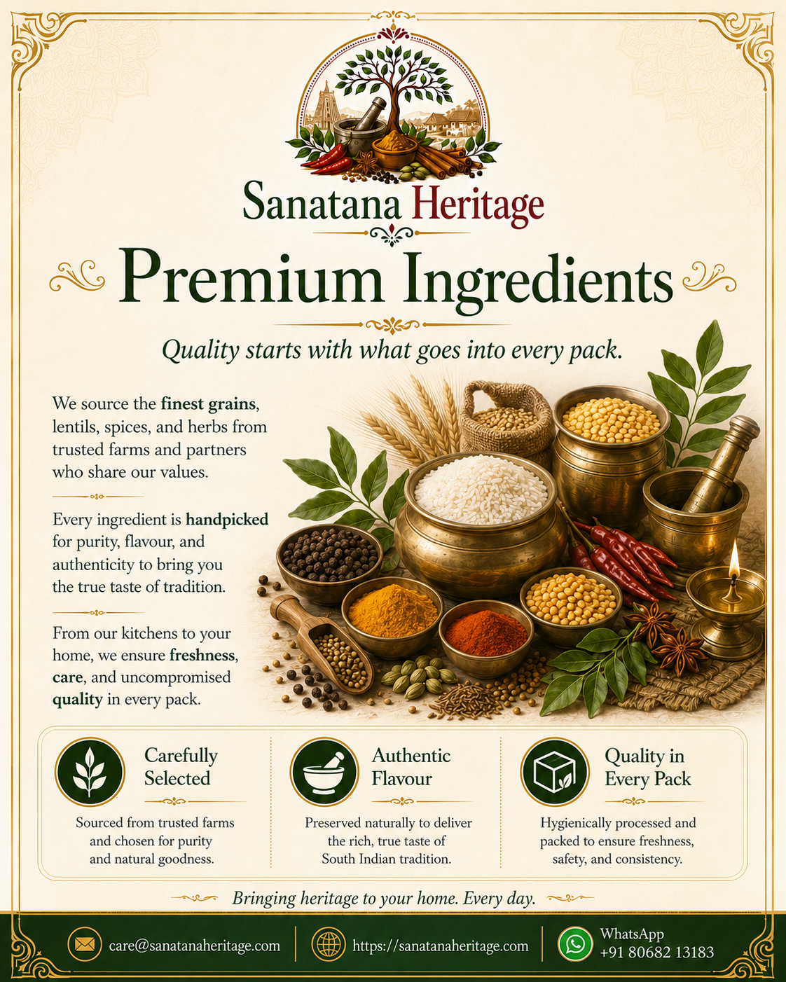 Poha Premix — Premium ingredients