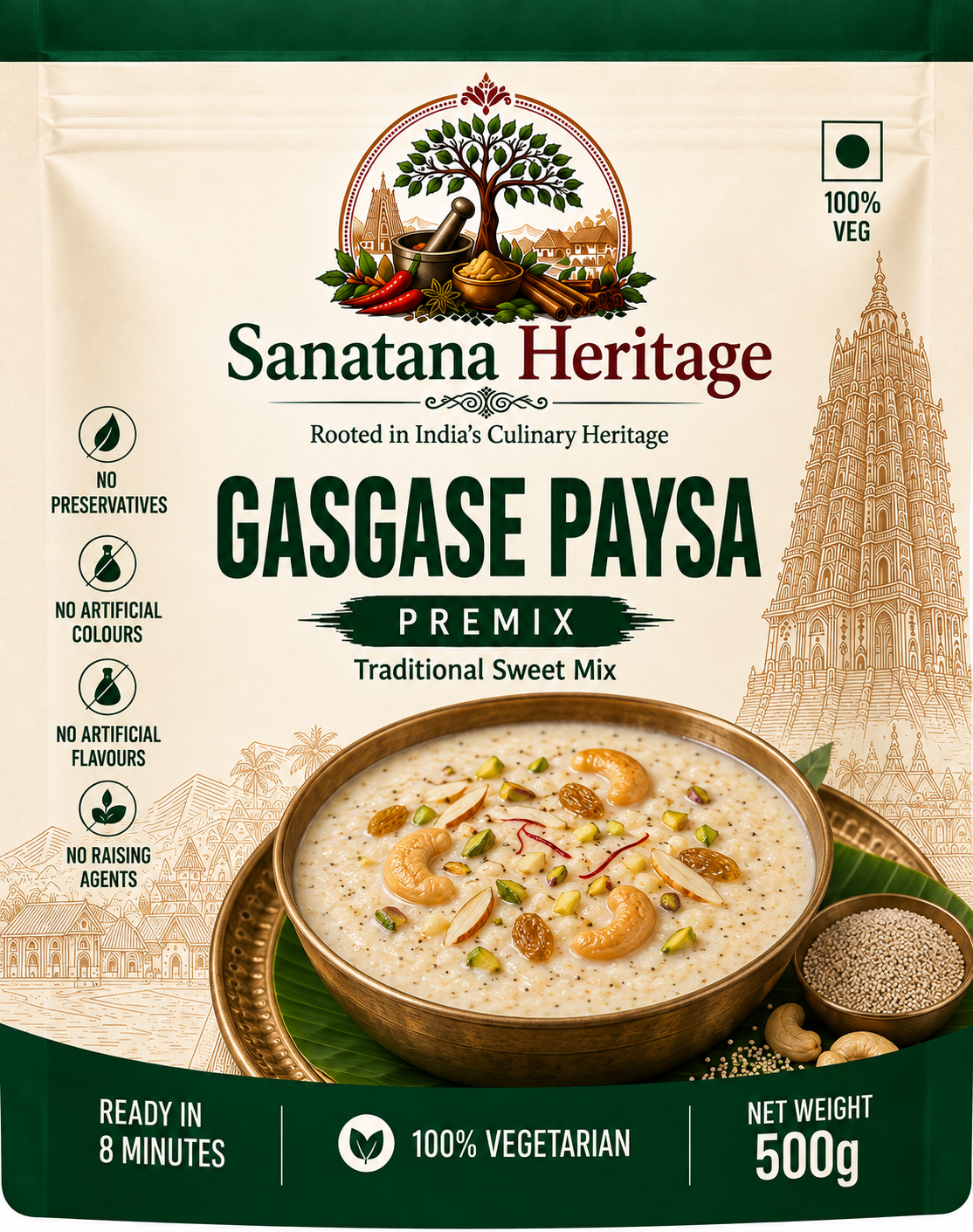 Sanatana Heritage Gasgase Payasa Premix ready-to-cook premix