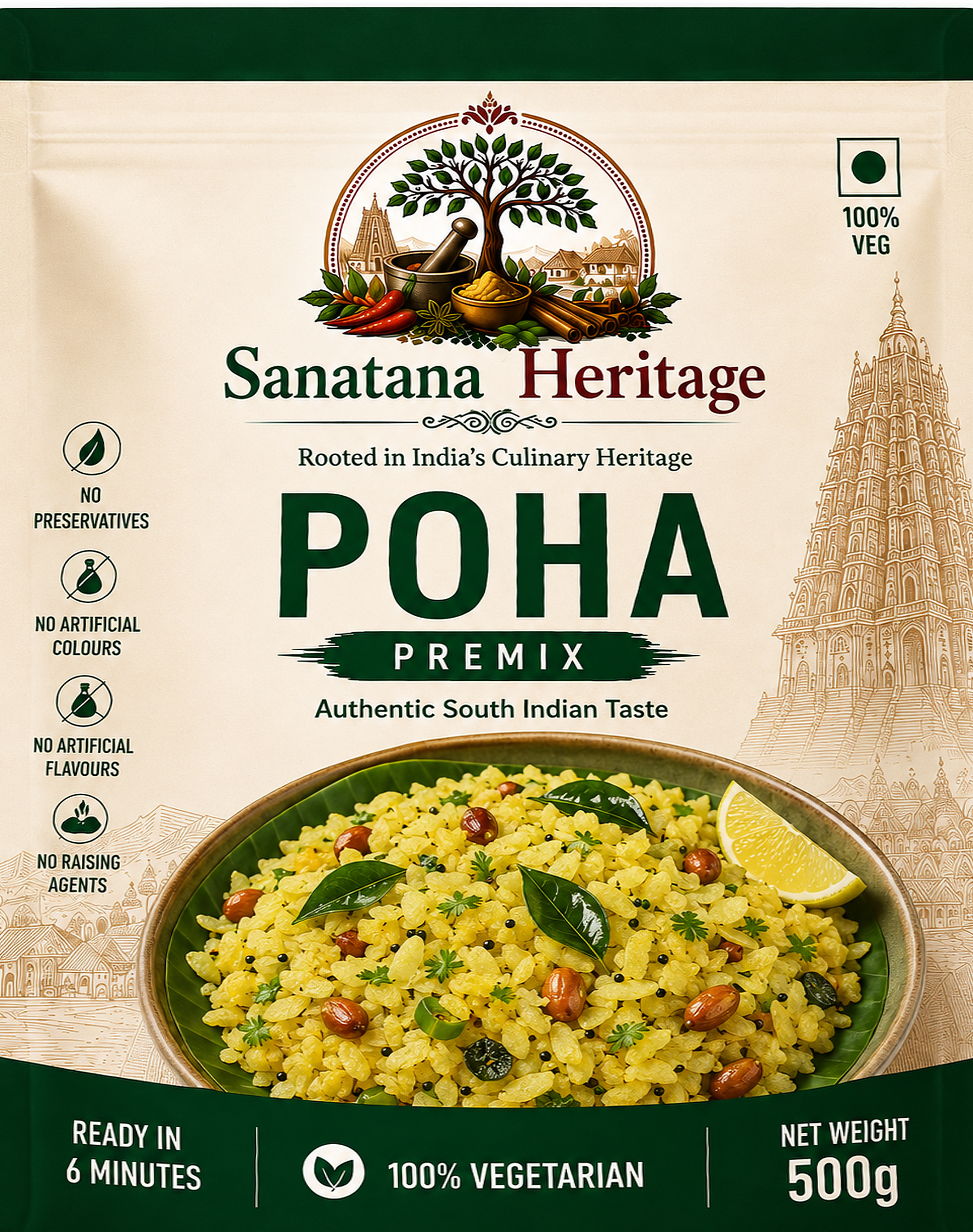 Sanatana Heritage Poha Premix ready-to-cook premix